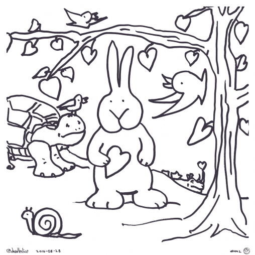Headstart Heart - coloring page